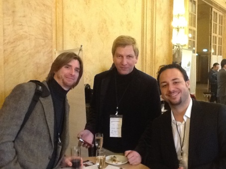 Mark Masterson (@mastermark), Joachim, and Emanuele Quintarelli (@absolutesubzero) at Enterprise 2.0 Summit 2012, Paris